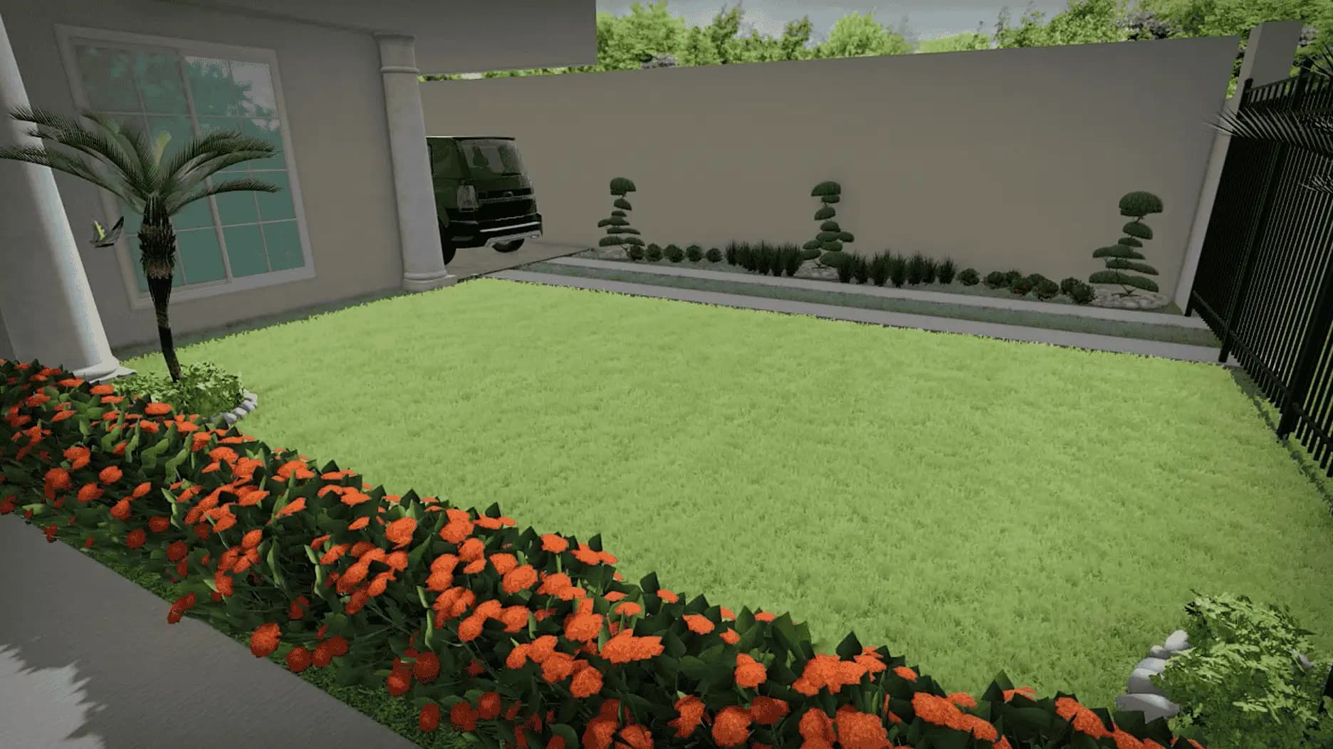 Diseño y previsualización 3D de jardines en Tampico